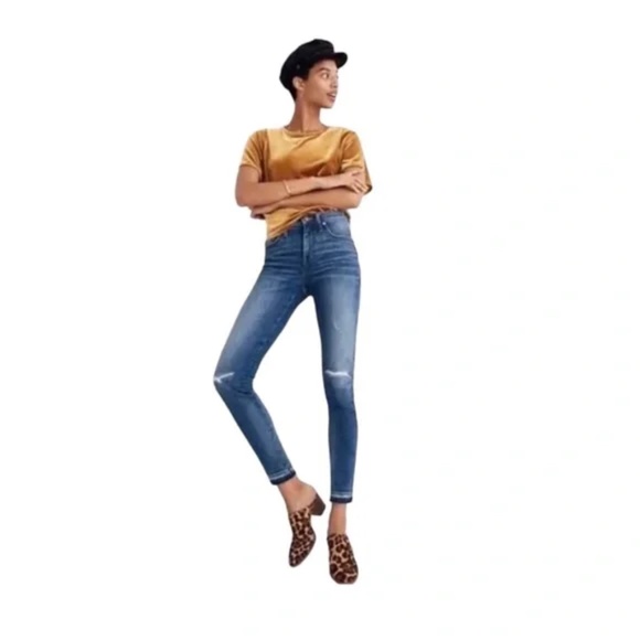 Madewell 9" High-Rise Skinny Jeans - Picture 3 of 14